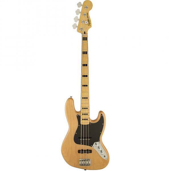 Custom Squier Vintage Modified Jazz Bass® '70s, Maple Fingerboard, Natural #1 image