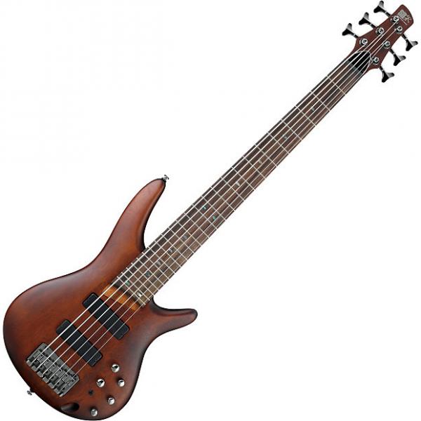 Custom Ibanez SR Standard SR506 6 String Electric Guitar Brown Mahogany #1 image