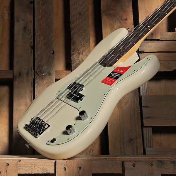 Custom Fender American Pro P-Bass Rosewood Fingerboard Olympic White #1 image