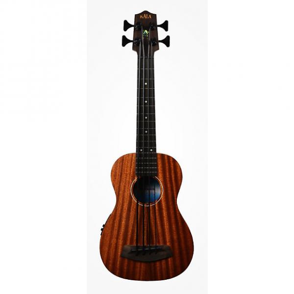 Custom Kala UBASS-SMHG-FL w/Case Solid Mahogany Fretless Acoustic-Electric U-Bass #1 image