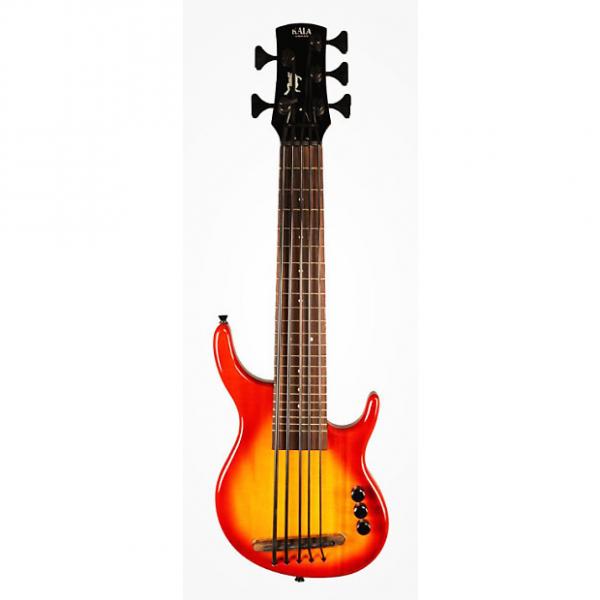 Custom Kala UBASS-SUB5FS-CHBRST w/Bag 5-String Fretted Cherryburst U-Bass Guitar #1 image