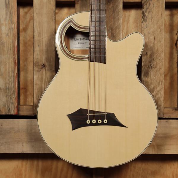 Custom Warwick Alien Rockbass Standard Acoustic 4-String Bass Guitar 2015 Spruce #1 image