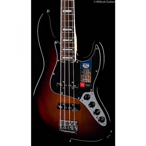 Custom Fender American Elite Jazz Bass 3-Tone Sunburst (285) #1 image