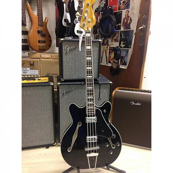 Custom Fender Coronado Bass in Black! #1 image