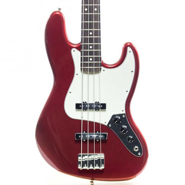 Custom Fender Standard Jazz Bass Guitar Candy Apple Red #1 image