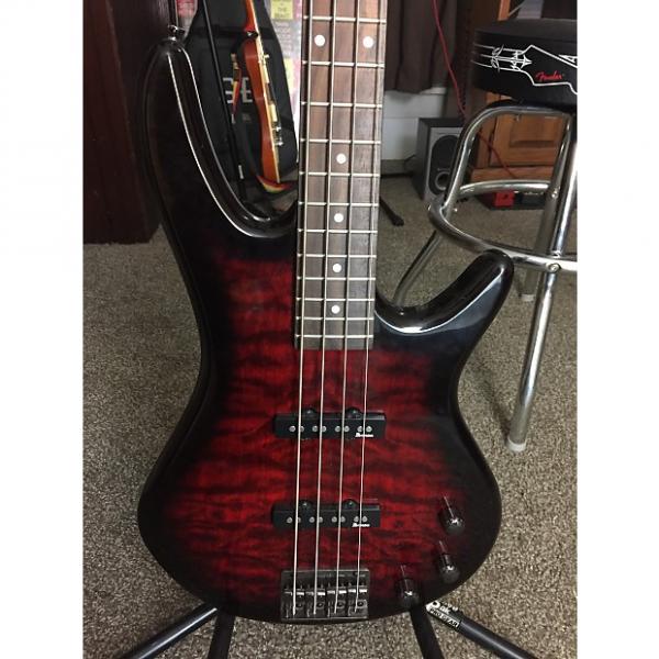 Custom Ibanez Bass Guitar Trans Red GSR Style #1 image