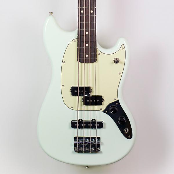 Custom Fender Offset Series Mustang Bass PJ in Sonic Blue #1 image