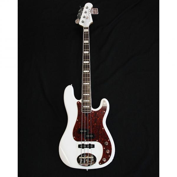 Custom Lakland Skyline 44-64 PJ White 4 String Bass #1 image
