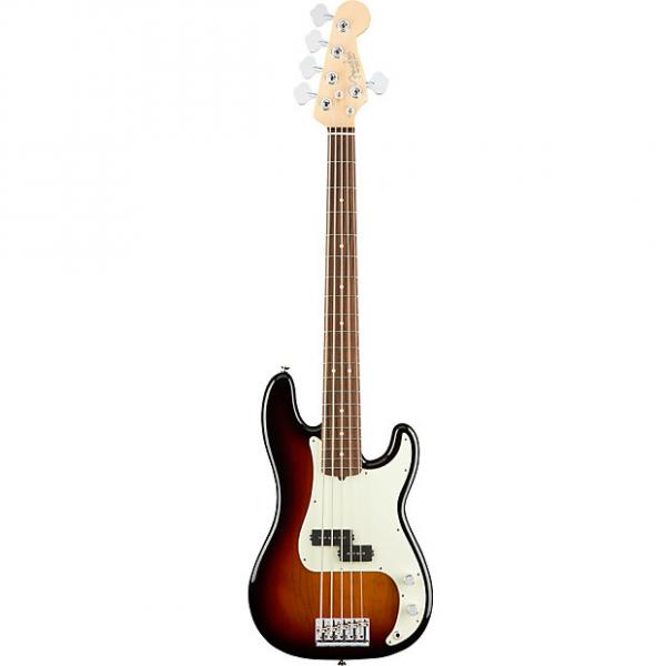 Custom Fender American Professional Precision Bass V-  3-Color Sunburst 4-string Electric Bass w/ Case #1 image