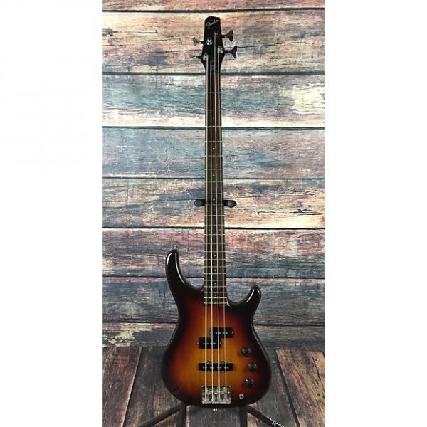 Custom Fender  MB4 4 string bass MIJ 1994 Sunburst with hard shell case #1 image