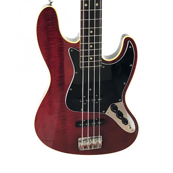 Custom Fender Jazz Bass, Aerodyne, 2008, RARE, Quilt Maple Top, Dimarzio #1 image