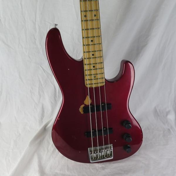Custom 1990 Red Fender Jazz Bass #1 image
