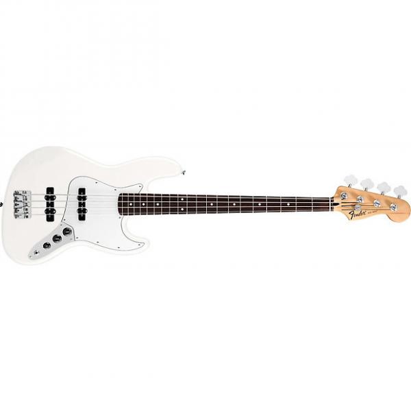 Custom Fender Standard Jazz Basså¨, Rosewood Fingerboard, Arctic White 0146200580 #1 image