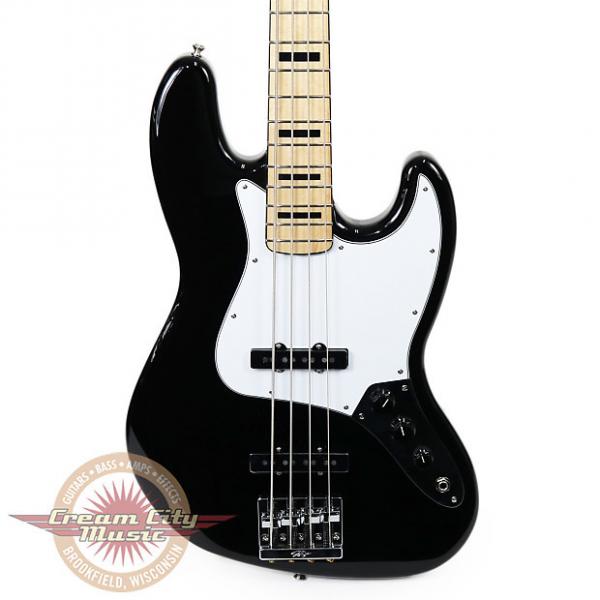 Custom Brand New Fender Geddy Lee Jazz Bass with Maple Fingerboard in Black Demo #1 image