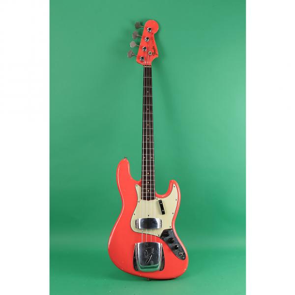 Custom Fender Jazz Bass 1962 Fiesta Red #1 image