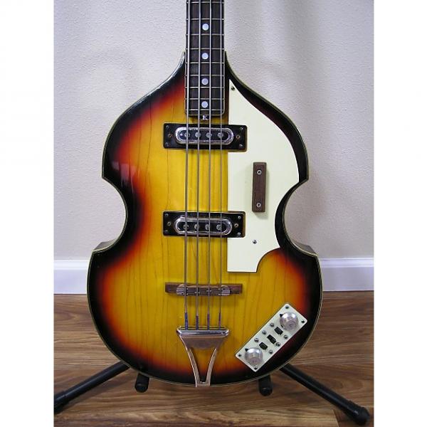 Custom Vintage 60's Univox HollowBody Violin Bass #1 image