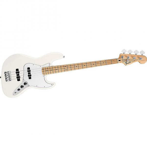 Custom Fender Standard Jazz Bass Arctic White Maple Neck 0146202380 #1 image