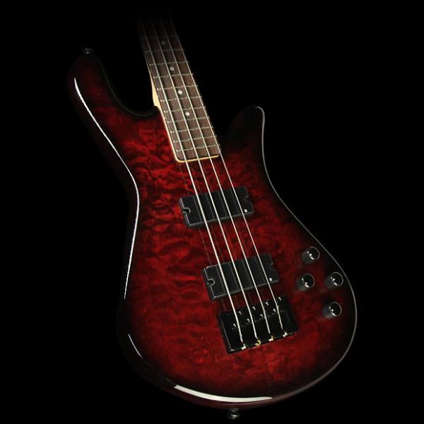 Custom Spector Legend 4 Classic Electric Bass Guitar Black Cherry #1 image