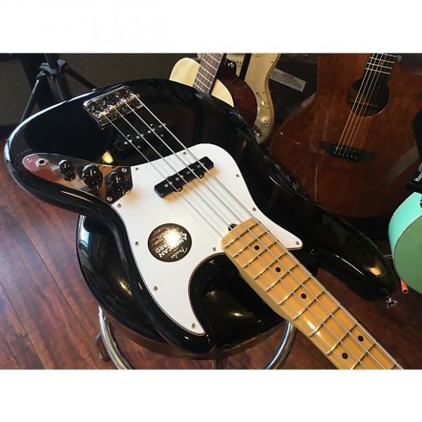 Custom Fender American Standard Jazz Bass Black w/ Molded rectangular case #1 image