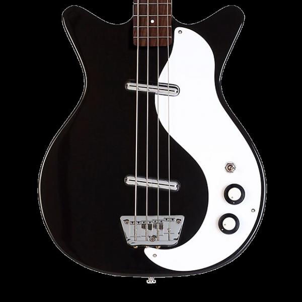 Custom Danelectro '59DC Long Scale Bass - Black #1 image