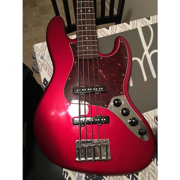 Custom Fender  Jazz deluxe 5 string  2015  (RED) #1 image
