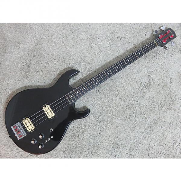Custom Vintage 1980s USA Carvin LB-50 Stereo 4 String Bass Guitar Black #1 image
