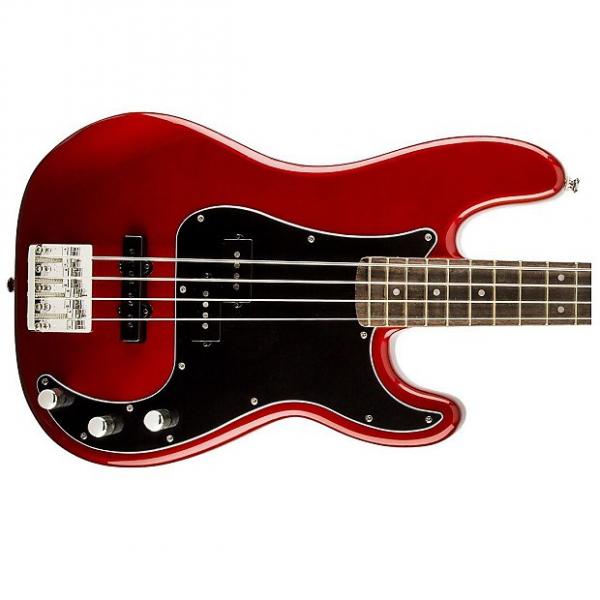 Custom Squier Vintage Modified Precision PJ Bass Rosewood - Candy Apple Red #1 image