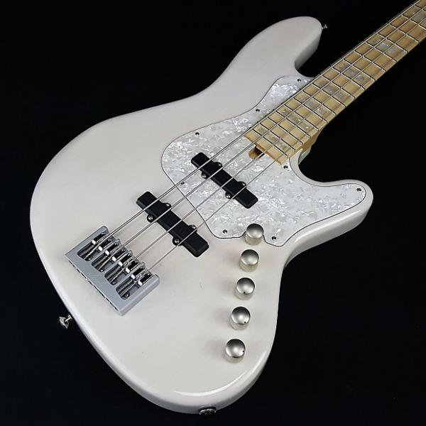 Custom Elrick Expat New Jazz Standard 4 String MaryKay White with Case #1 image