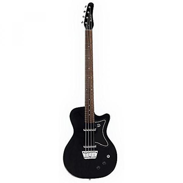 Custom Danelectro D56 bass 30&quot; scale limited edition 2016 black from the world's largest Danelectro dealer #1 image