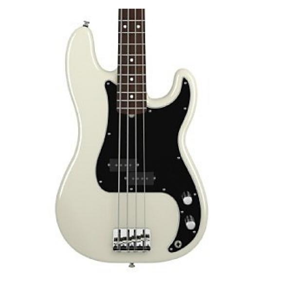 Custom Fender American Special Precision Bass Rosewood Neck White/Black #1 image
