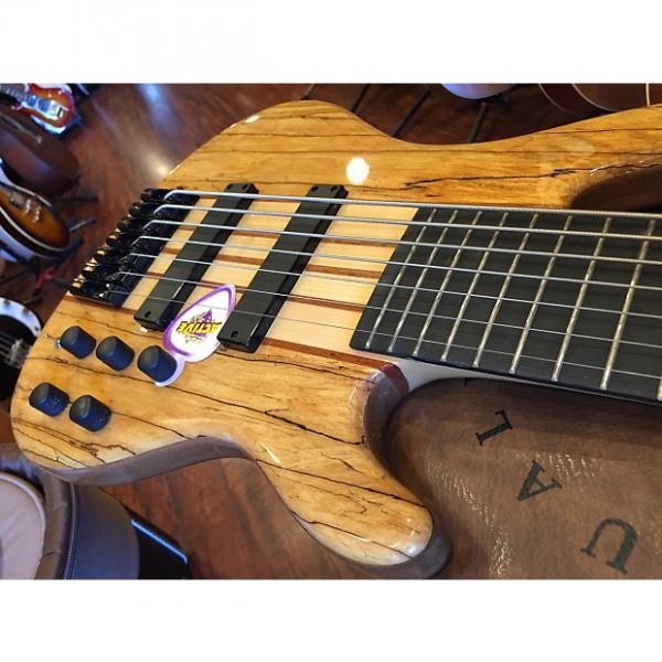 Custom Wolf 7 String Jazz 2016 Spalted Maple Gloss #1 image