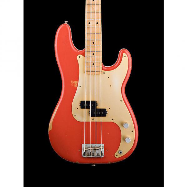 Custom Fender Road Worn Precision Bass - Fiesta Red #1 image