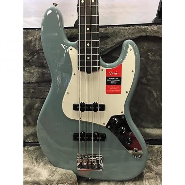 Custom Fender American Professional Jazz Bass Sonic Grey Rosewood Fretboard #1 image