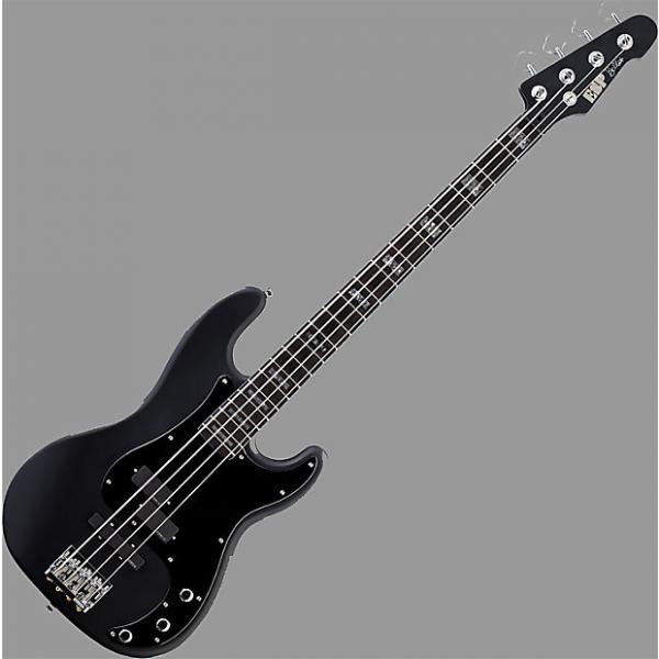 Custom ESP Frank Bello Bass Guitar in Black Satin Finish #1 image