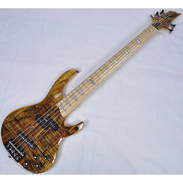 Custom ESP LTD RB-1005SM 5-String Electric Bass Guitar in Natural Finish #1 image