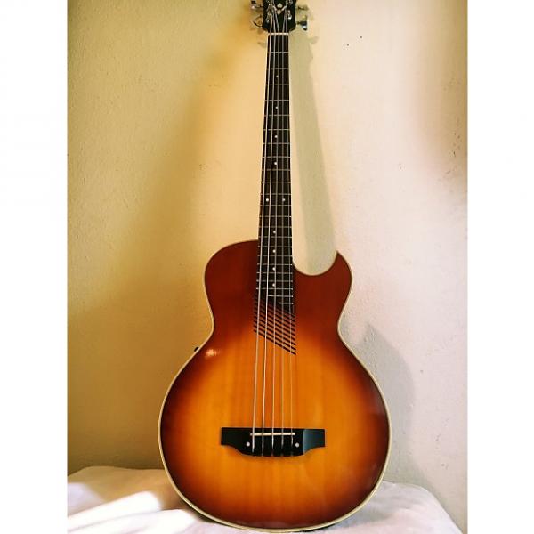 Custom Washburn AB-25 5 String Acoustic Electric Bass #1 image