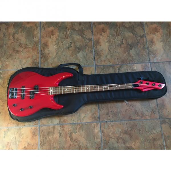 Custom Peavey Unity Series Electric Bass Guitar USA Red w/ Case #1 image