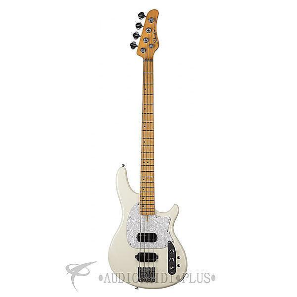Custom Schecter CV-4 Maple Fretboard Electric Bass Ivory - 2492 - 815447023556 #1 image