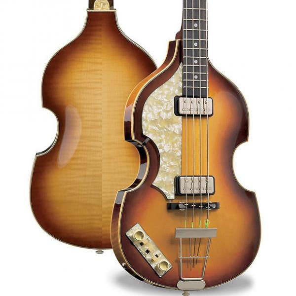 Custom Hofner Bass Violin Mersey Bass 62 Lefthanded  2 Color Sunburst #1 image