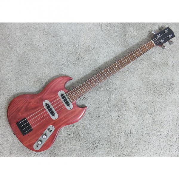 Custom Vintage 1973 Gibson SB400 Bass Guitar Faded Wine Red Worn In Cool SG 200 #1 image