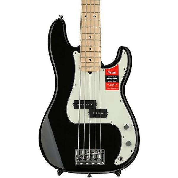 Custom Fender American Professional Precision Bass V - Black with Maple Fingerboard Demo #1 image