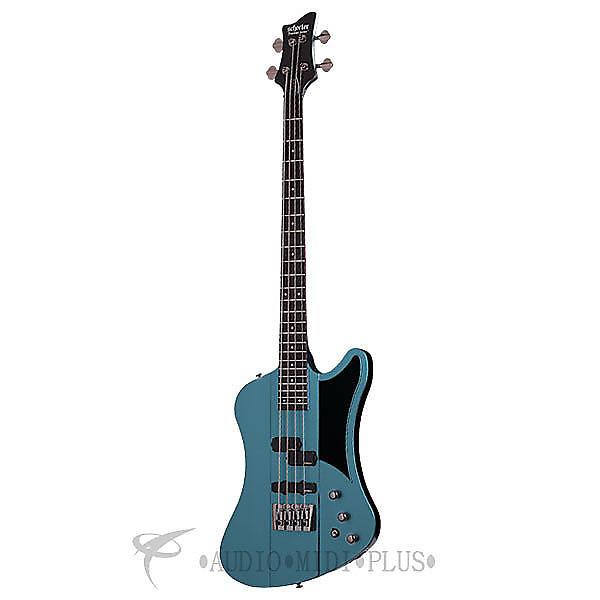 Custom Schecter Sixx Bass Rosewood Fretboard Bass Guitar Pelham Blue - 265- 815447021958 #1 image