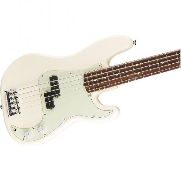Custom Fender American Professional Precision V 5-String Bass, Olympic White, Rosewood Board - 0194650705 #1 image