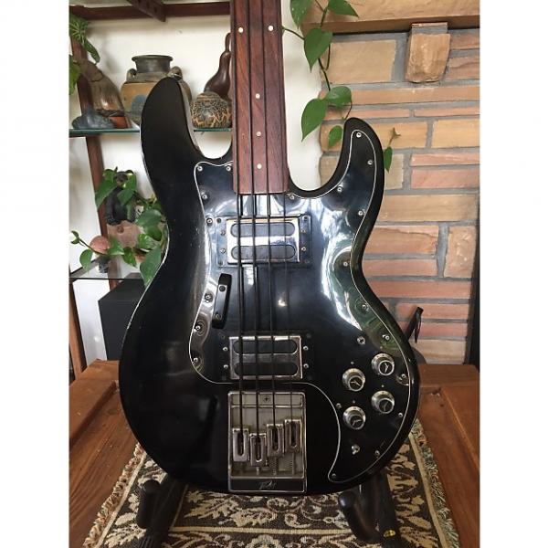 Custom Peavey Fretless T-40 Bass 1980  Black #1 image