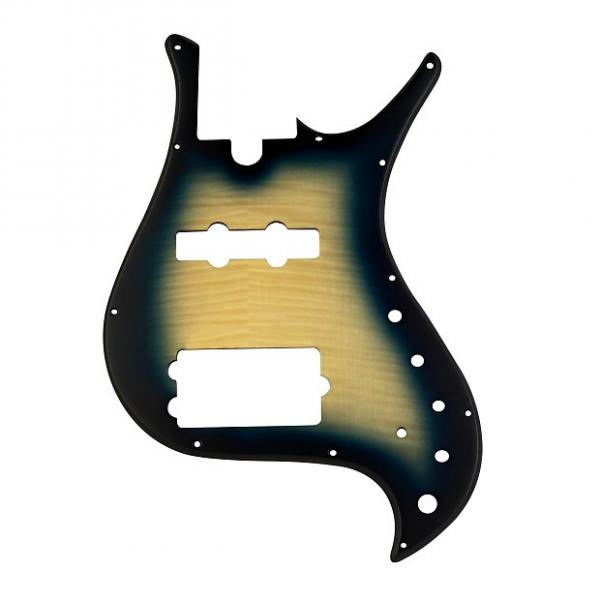 Custom Pickguard for Brubaker MJX 5 String- Blue Burst #1 image