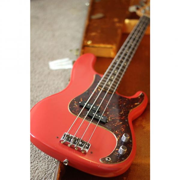 Custom Fender Pino Paladino Custom Shop Precision Bass 2008 Fiesta Red #1 image