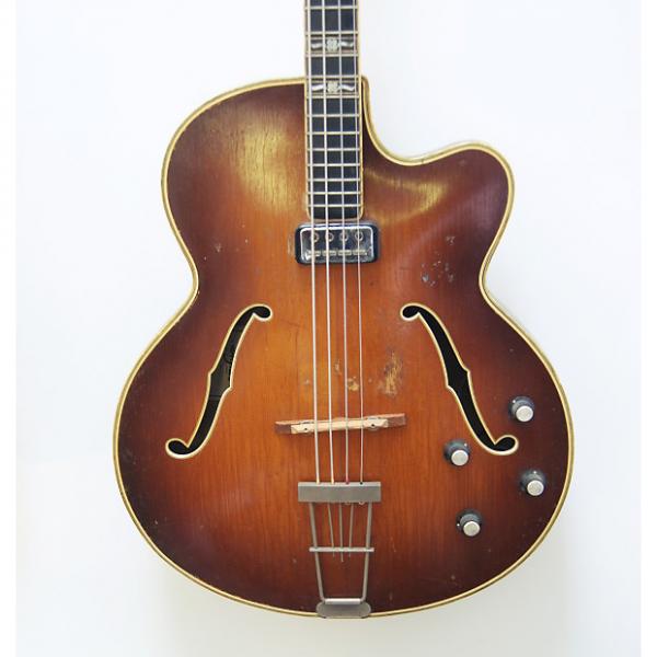 Custom Hofner Committee bass 1963 Maple Sunburst #1 image
