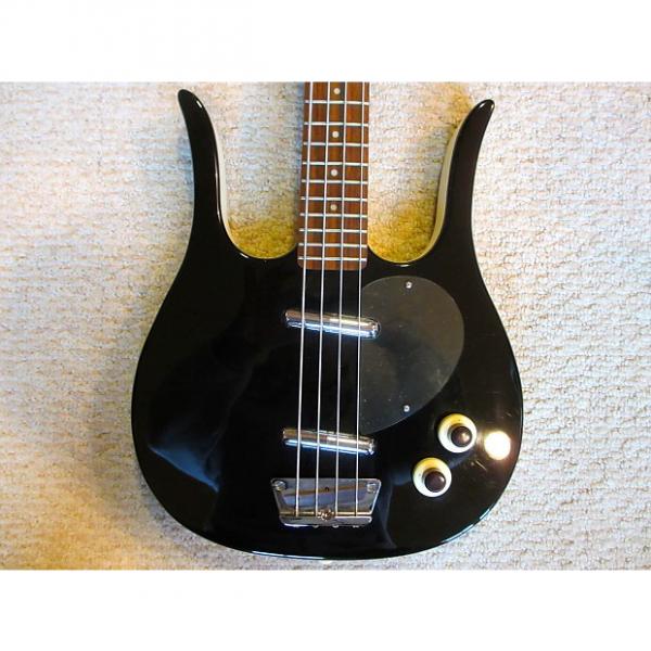 Custom Danelectro Longhorn Bass 90s Black #1 image
