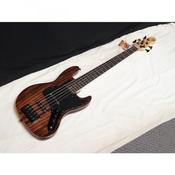Custom MICHAEL KELLY Element 5-string electric BASS guitar NEW - Striped Ebony #1 image