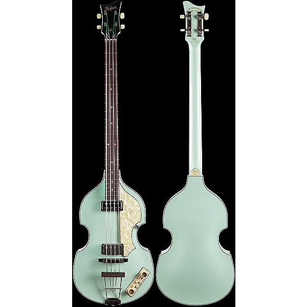 Custom Hofner Custom Shop Violin Bass Vintage '62 Surf Green #1 image